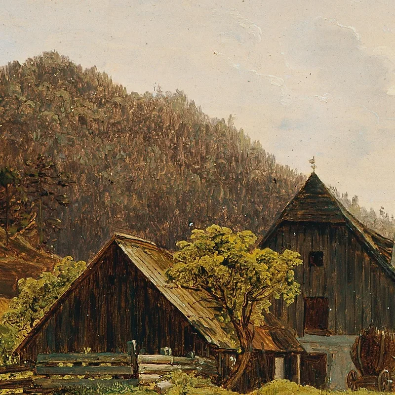 Landschaft Mit Hammerschmiede Ferdinand Georg Waldmüller