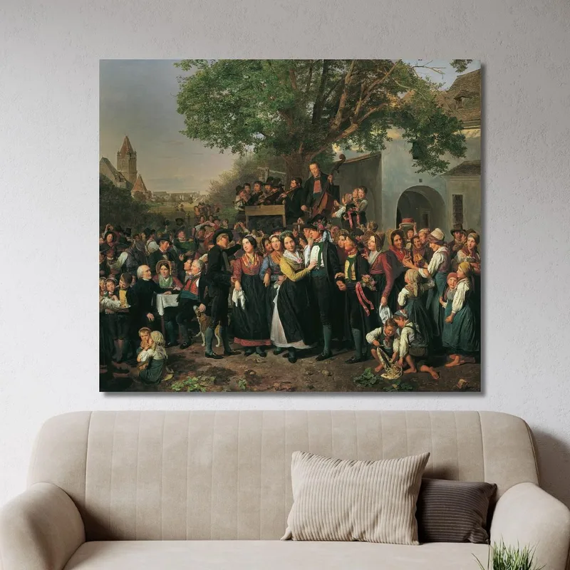 Matrimonio Contadino Della Bassa Austria Ferdinand Georg Waldmüller