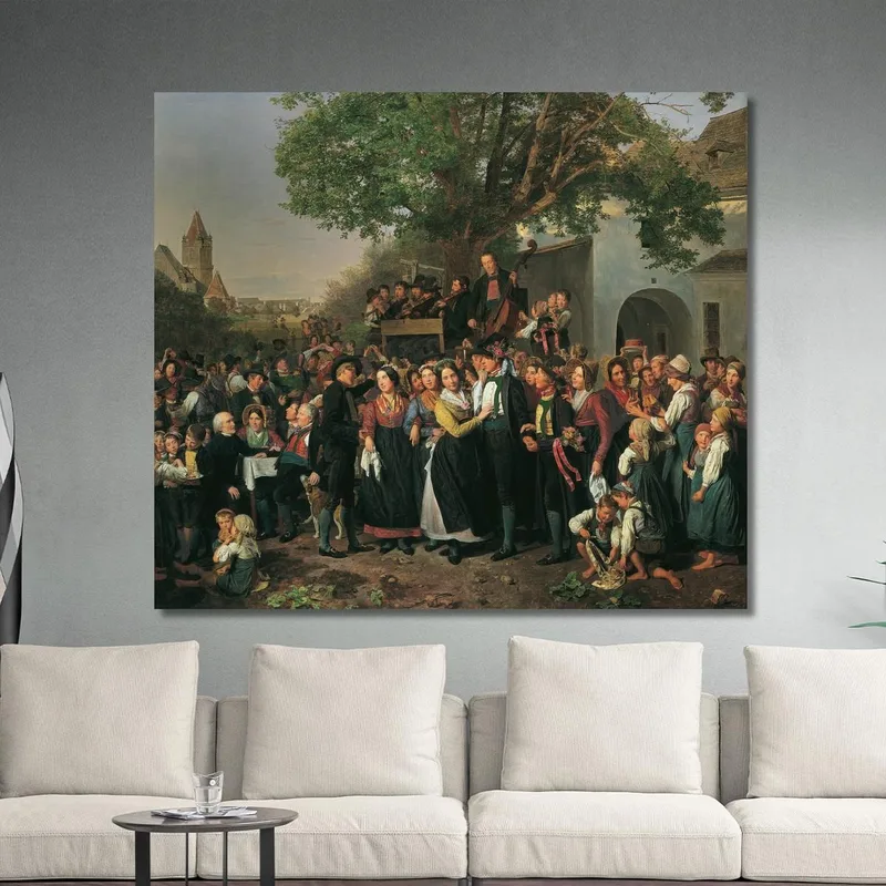 Matrimonio Contadino Della Bassa Austria Ferdinand Georg Waldmüller