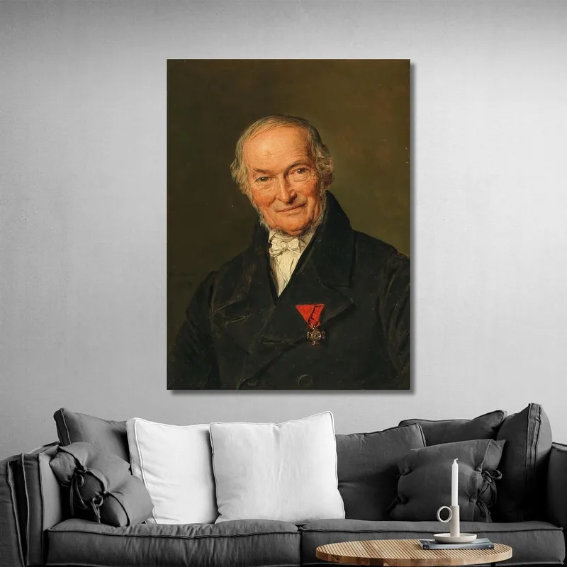 Portrait De Franz Benoit Ferdinand Georg Waldmüller