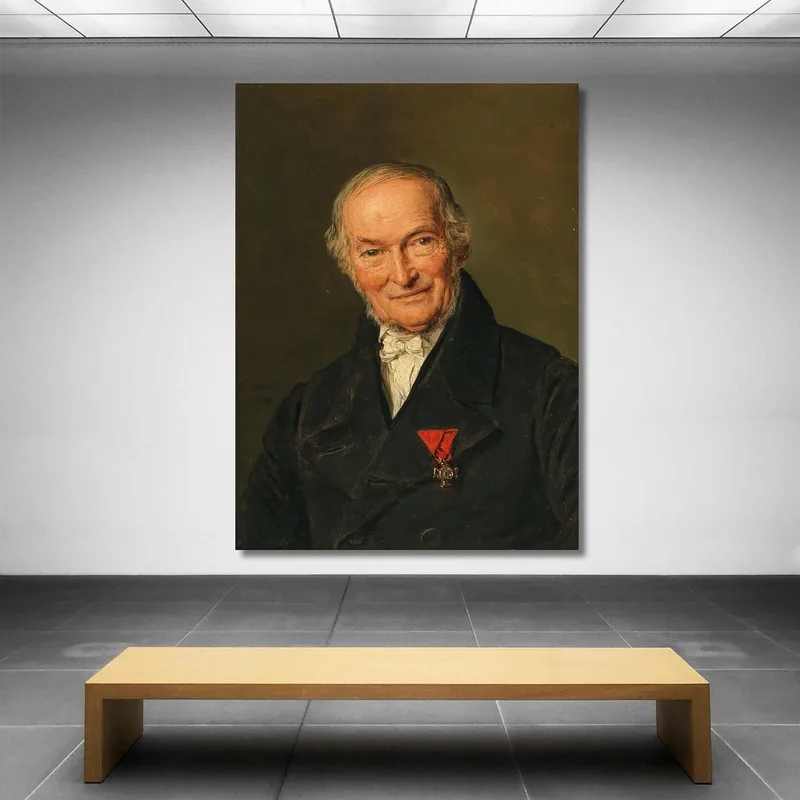 Portrait De Franz Benoit Ferdinand Georg Waldmüller
