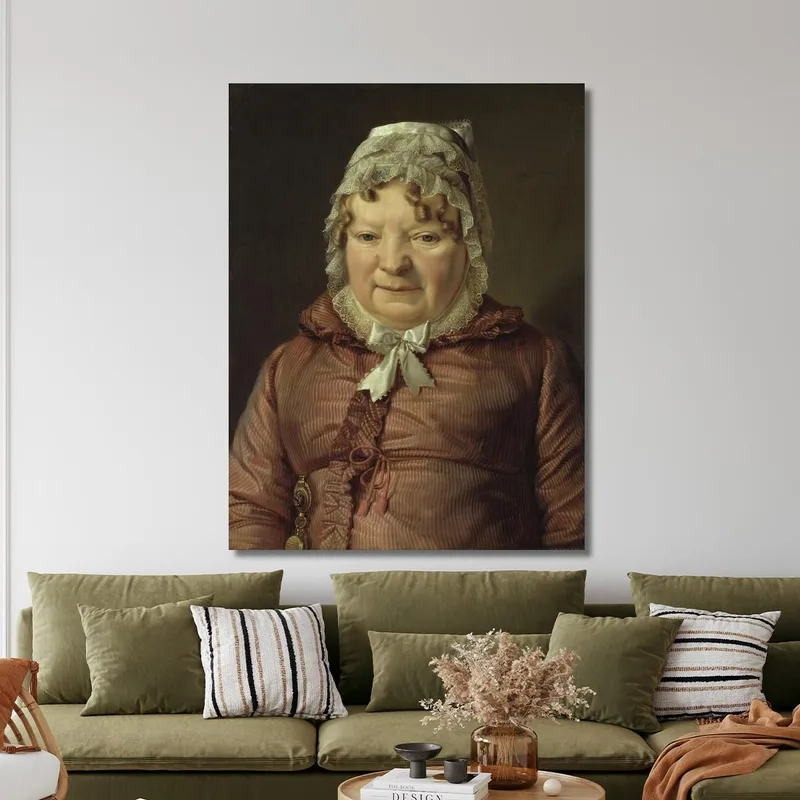 Portrait Of The Mother Of Captain Von Stierle-Holzmeister Ferdinand Georg Waldmüller