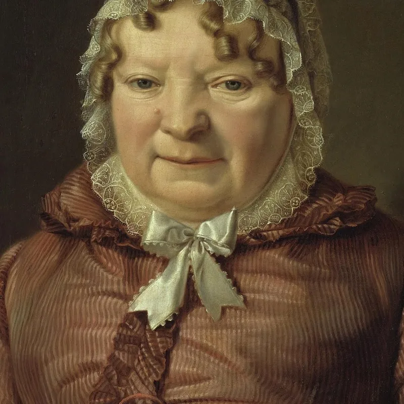 Portrait Of The Mother Of Captain Von Stierle-Holzmeister Ferdinand Georg Waldmüller