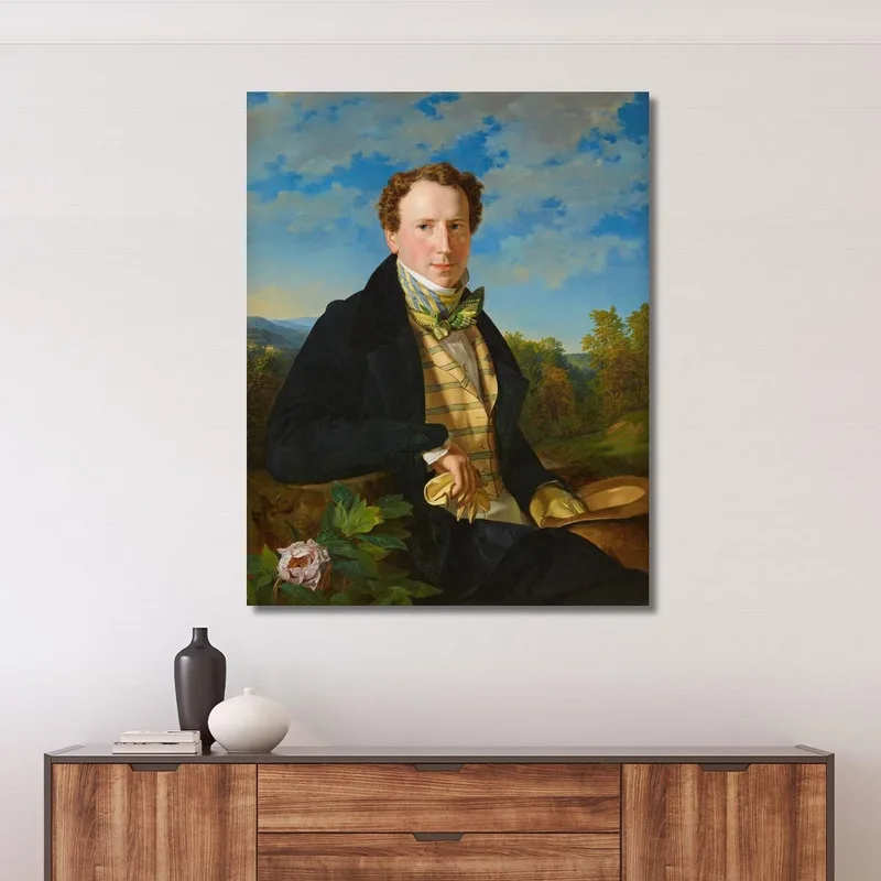 Autorretrato En Juventud Ferdinand Georg Waldmüller