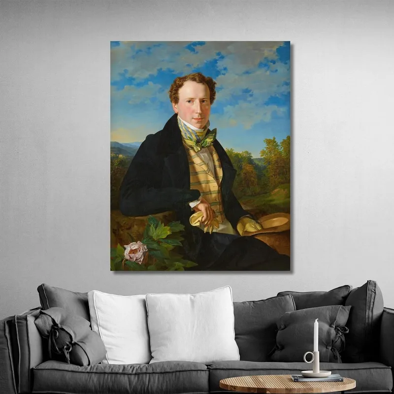 Autorretrato En Juventud Ferdinand Georg Waldmüller