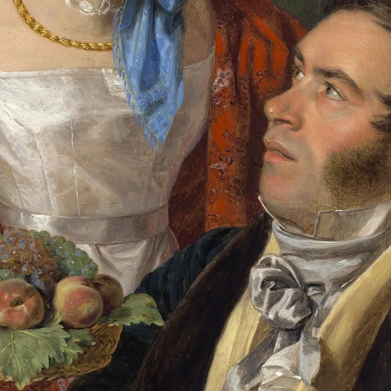 El Cartógrafo Profesor Josef Jüttner Y Su Esposa Ferdinand Georg Waldmüller