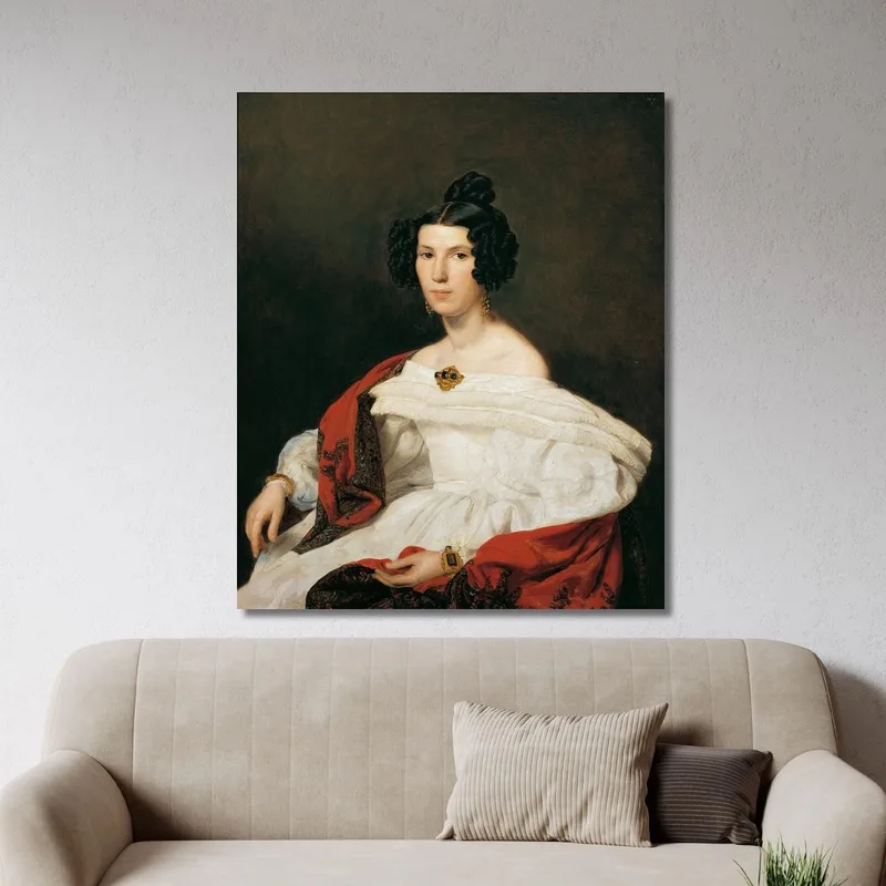 La Esposa Del Funcionario De La Corte Josef Von Stadler Ferdinand Georg Waldmüller
