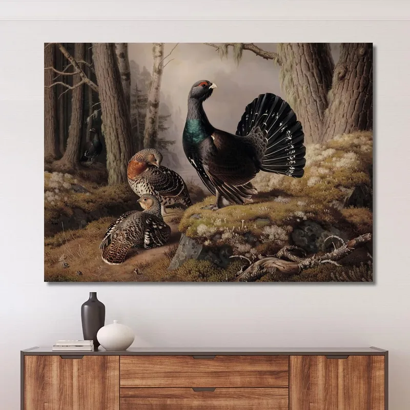 Capercaillies Courting Ferdinand von Wright