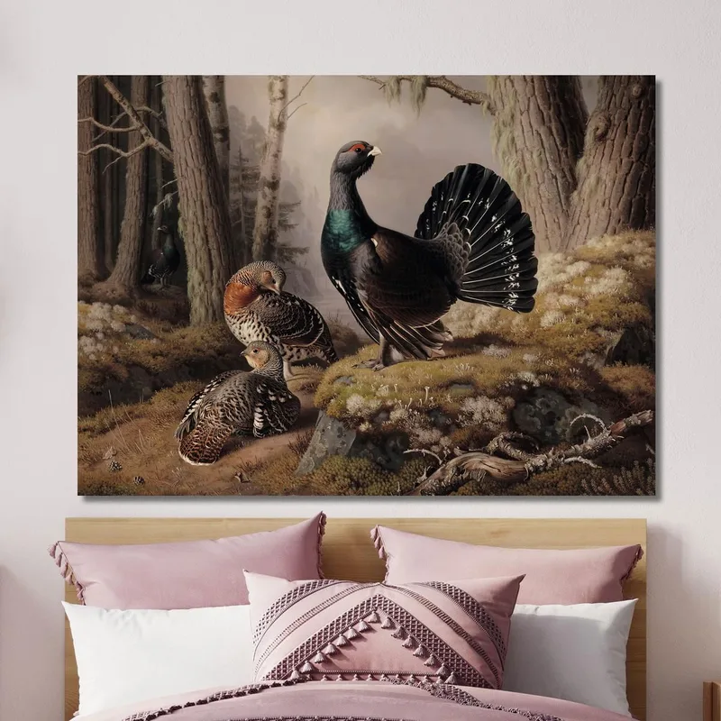Capercaillies Courting Ferdinand von Wright