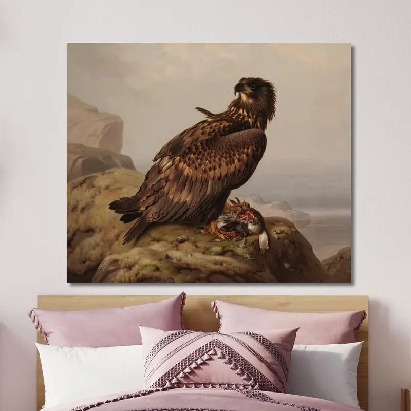 White-Tailed Eagle With Its Prey Ferdinand von Wright