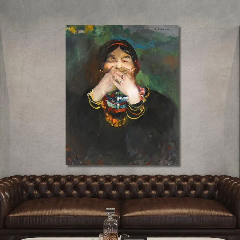 Laughing Baba Filipp Malyavin