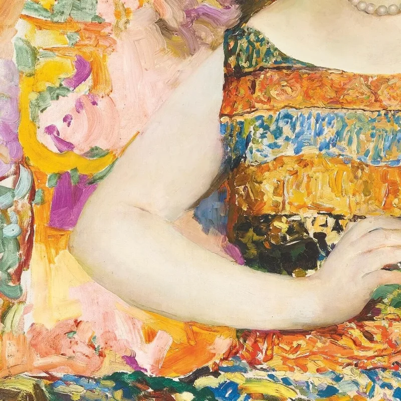Portrait D'Une Dame Filipp Malyavin