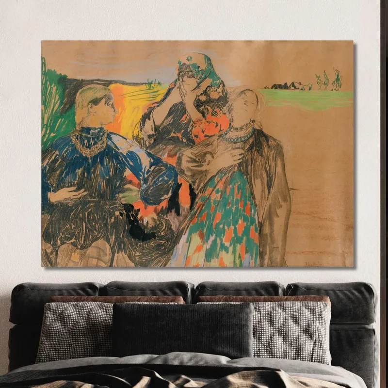 Three Russian Women Filipp Malyavin