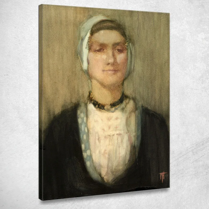 Una Ragazza Olandese Frances Hodgkins quadro stampa su tela