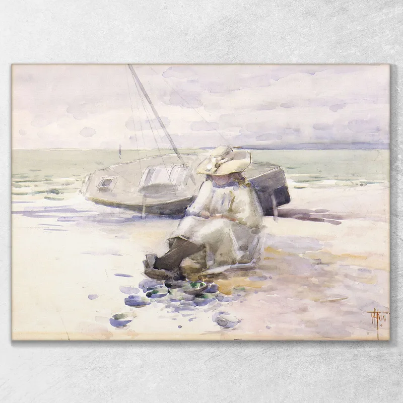 Mädchen Am Strand Frances Hodgkins