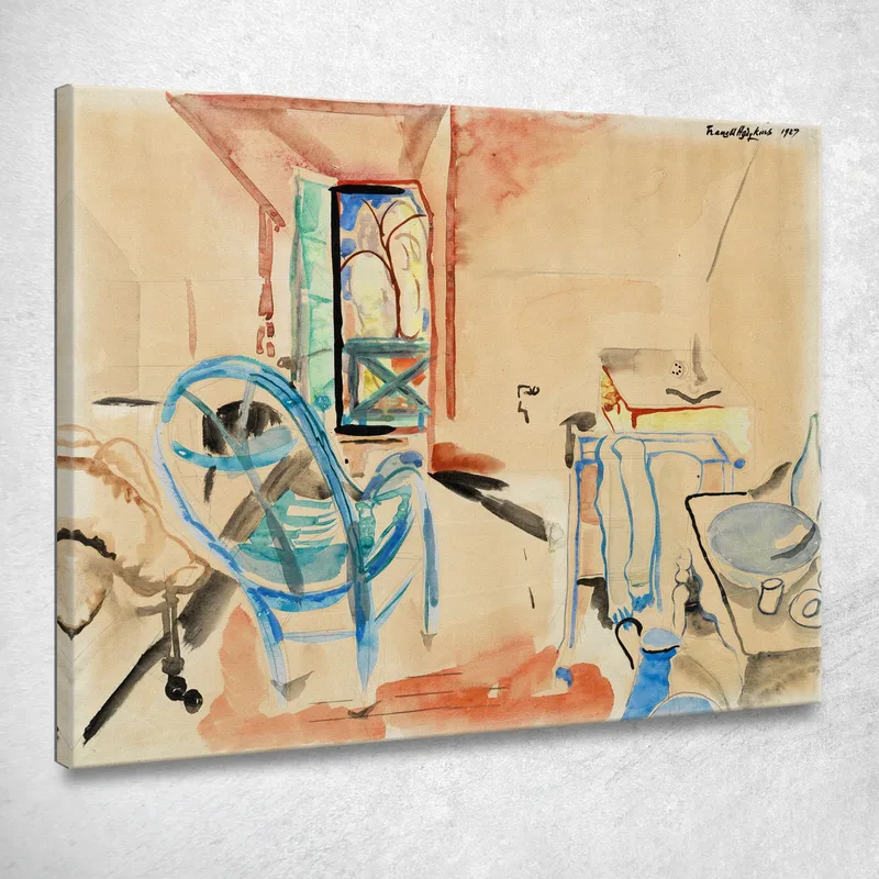 Scena D'Interno Frances Hodgkins quadro stampa su tela