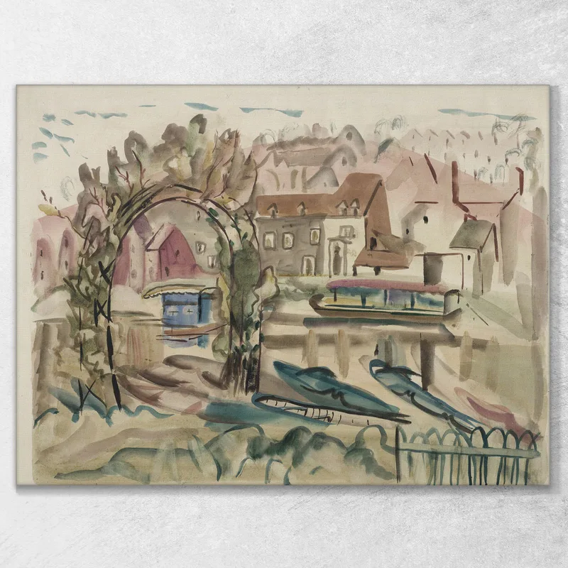 On The River Severn Frances Hodgkins