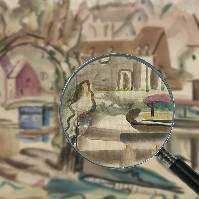 On The River Severn Frances Hodgkins