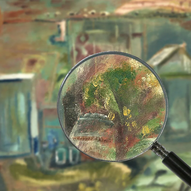 Cortile Di Purbeck Nel Primo Pomeriggio Frances Hodgkins quadro stampa su tela