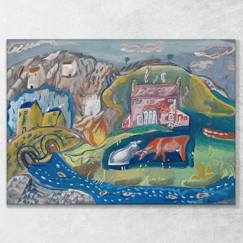 Fischerdorf Solva In Pembrokeshire Frances Hodgkins
