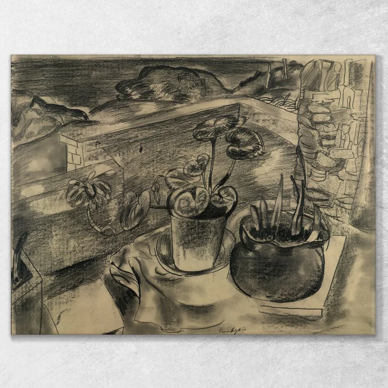 Natura Morta Nel Paesaggio Bodinnick Cornovaglia Frances Hodgkins