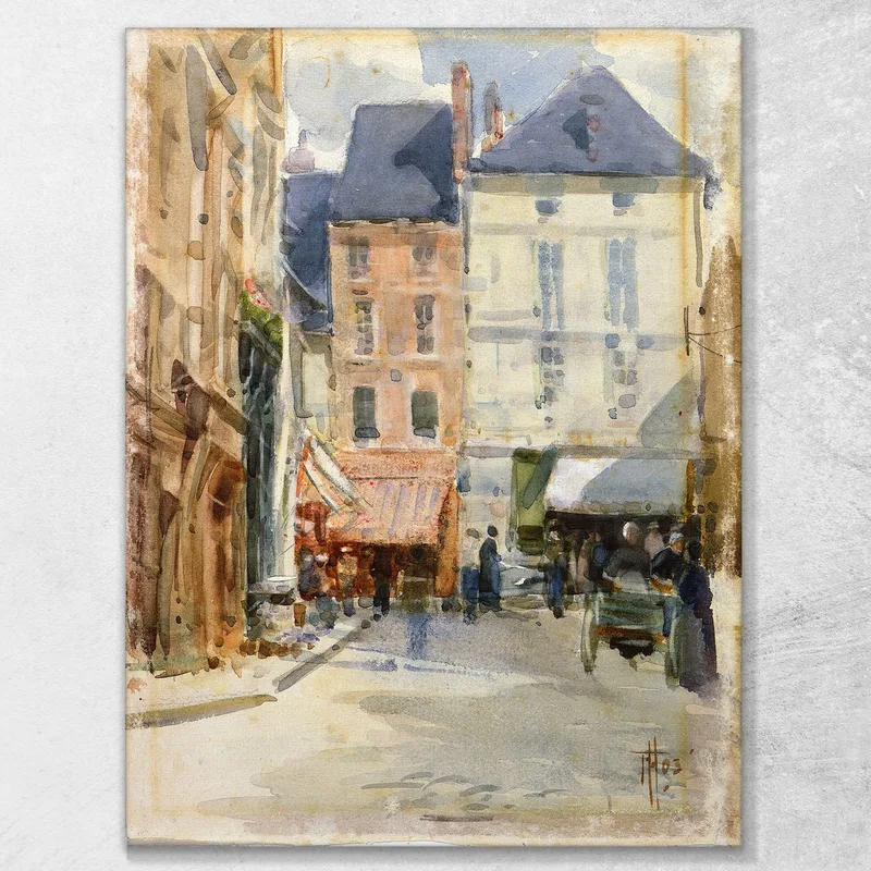 Scena Di Strada In Olanda Frances Hodgkins