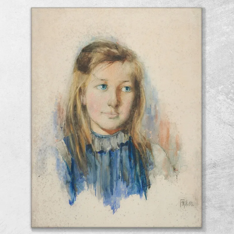 The Girl With Flaxen Hair Frances Hodgkins