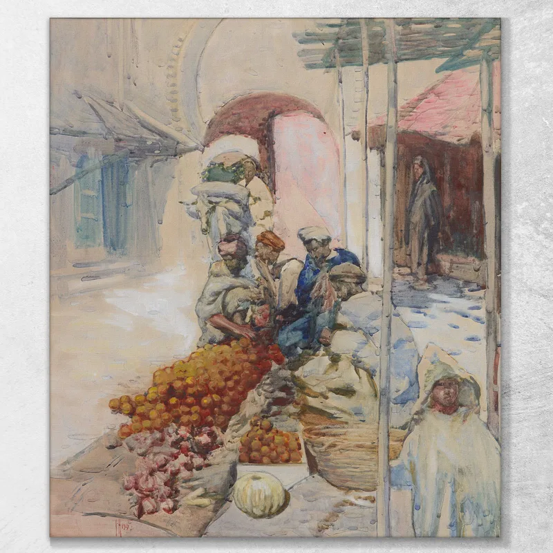 I Venditori Di Arance Tangeri Frances Hodgkins