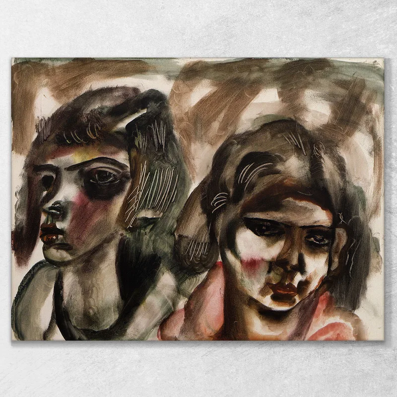 Deux Têtes Frances Hodgkins