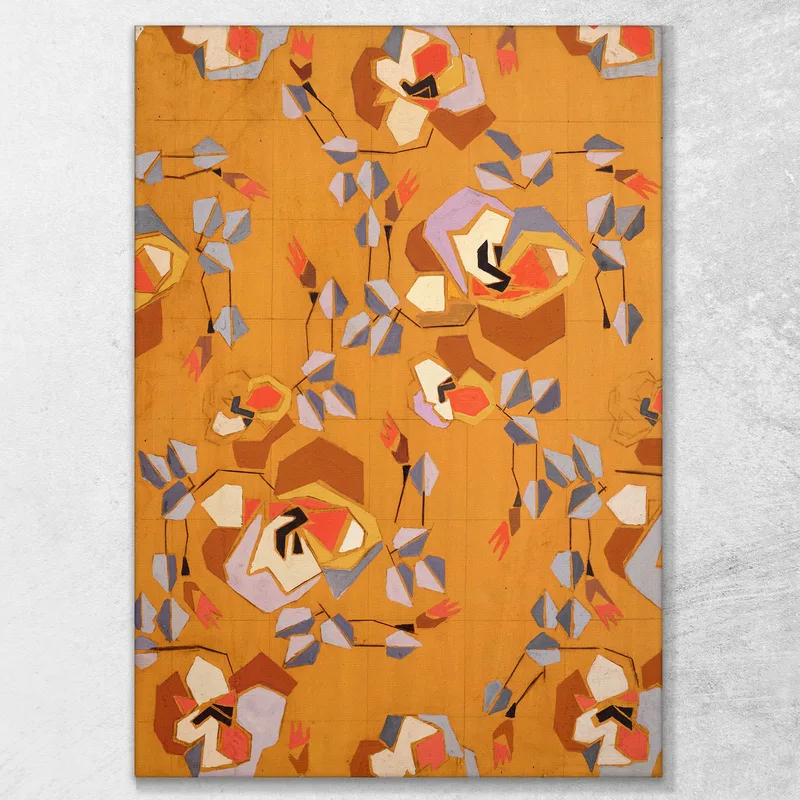 Sans Titre Design Textile No Vii Frances Hodgkins