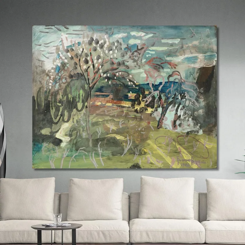 Ciliegio Al Croft Frances Hodgkins quadro stampa su tela