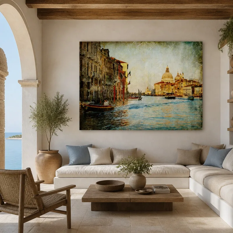 Modern canvas venice canals