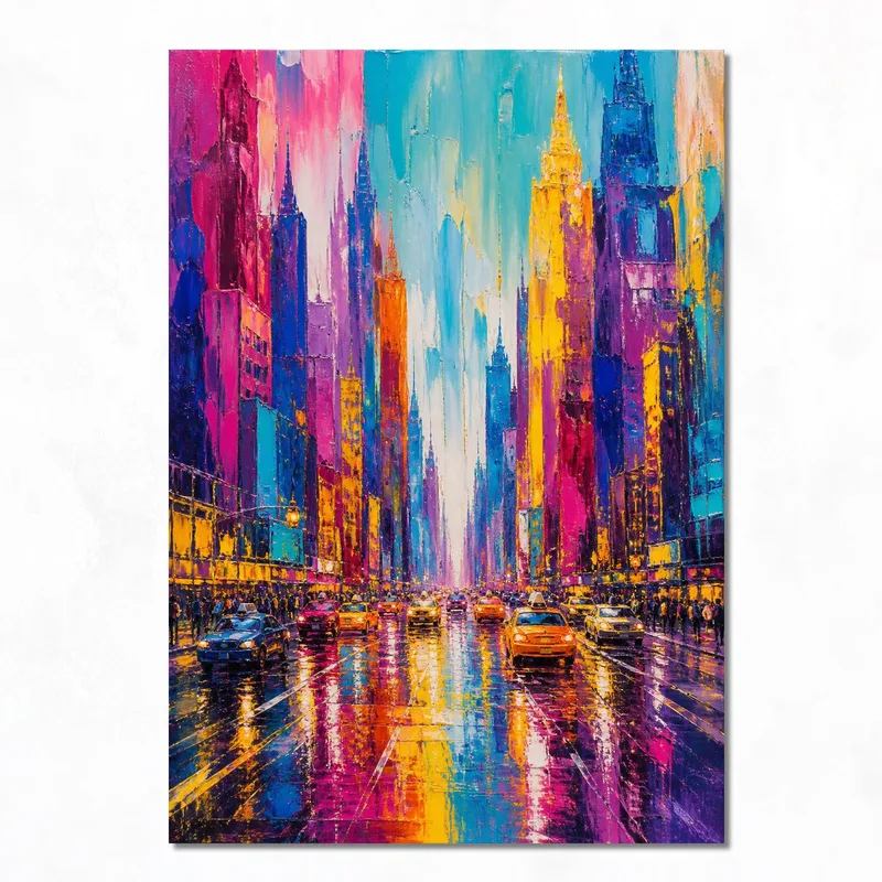 Canvas art print manhattan cityscape