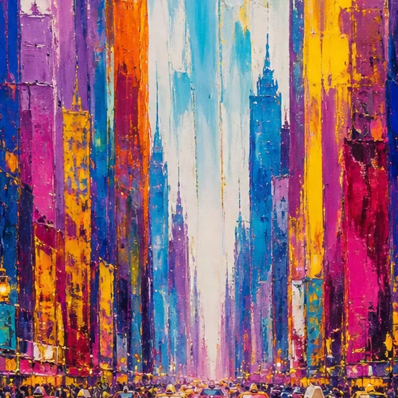 Canvas art print manhattan cityscape