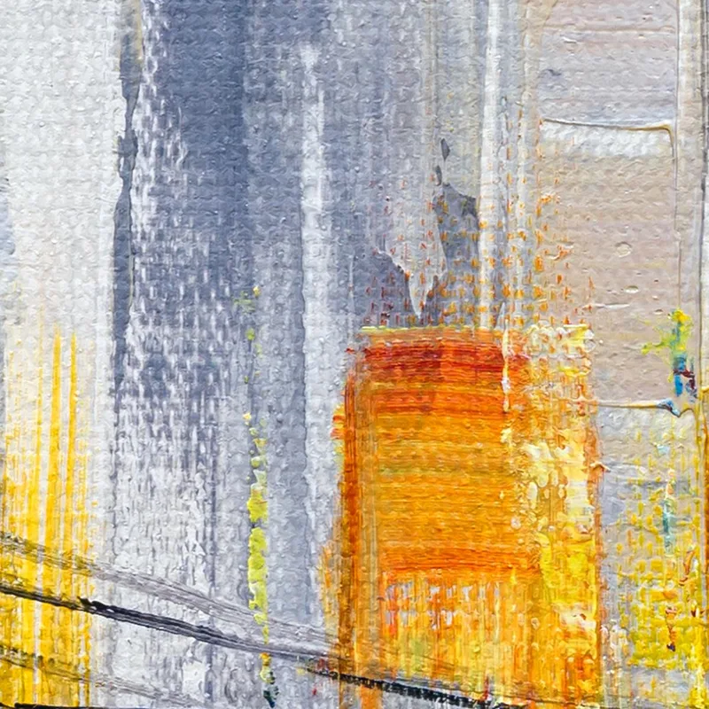 Canvas print brooklyn bridge cityscape
