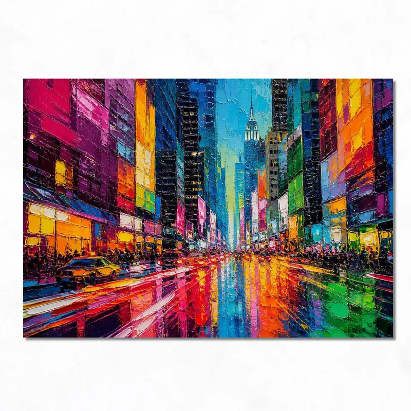 Fine art print new york city nightscape