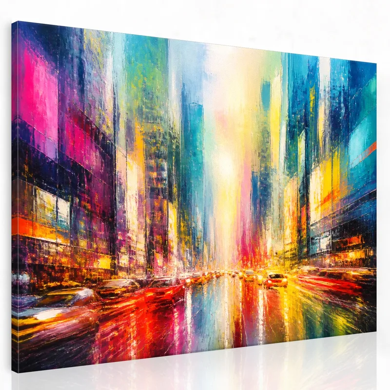Stampa su canvas paesaggio urbano vibes