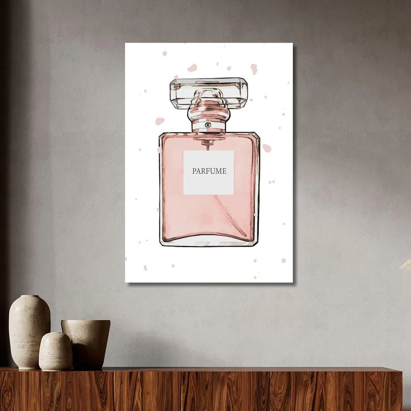 Vintage Parfümflasche Malerei Fashion