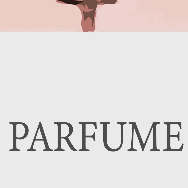 Vintage Parfümflasche Malerei Fashion