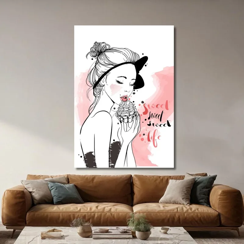 Quadro Dolce Vita Dessert Fashion