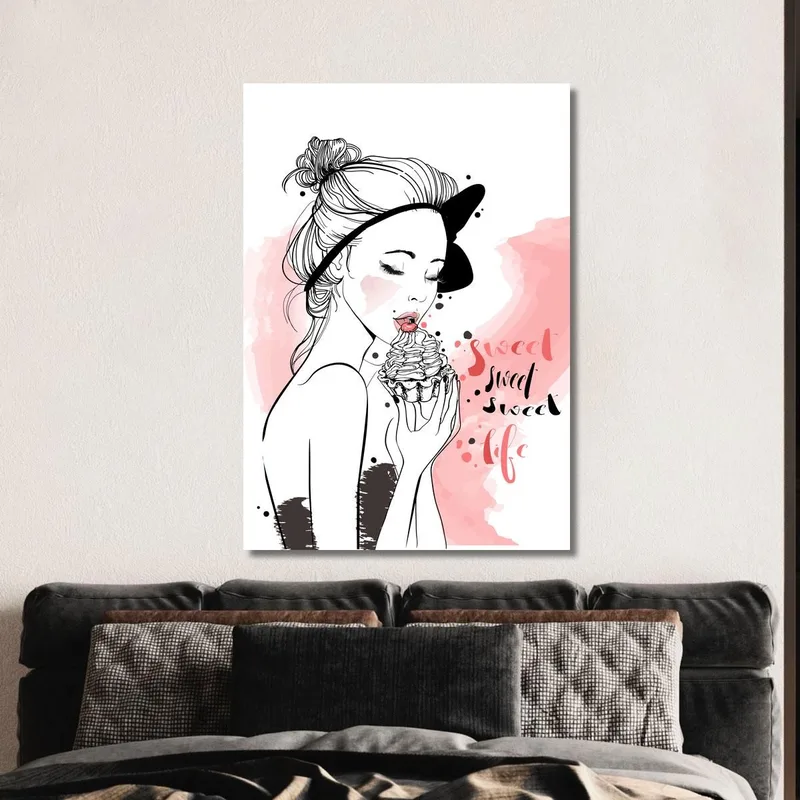 Quadro Dolce Vita Dessert Fashion