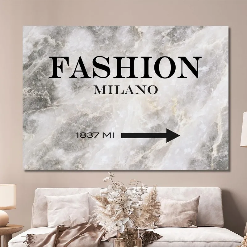 Tableau De Mode En Marbre De Milan Fashion