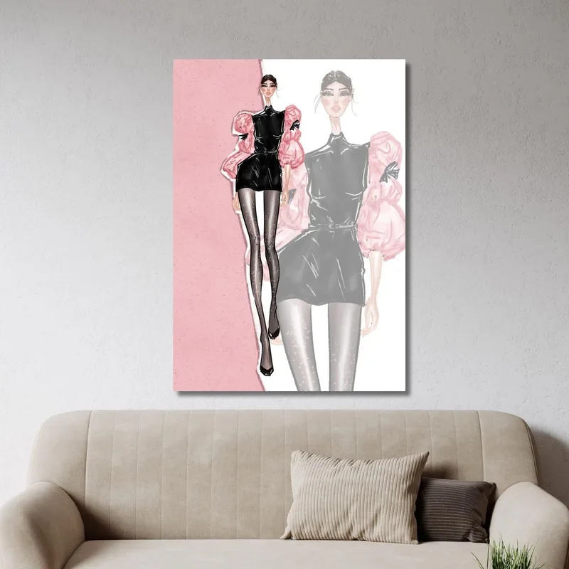 Ilustración De Moda En Pintura Fashion