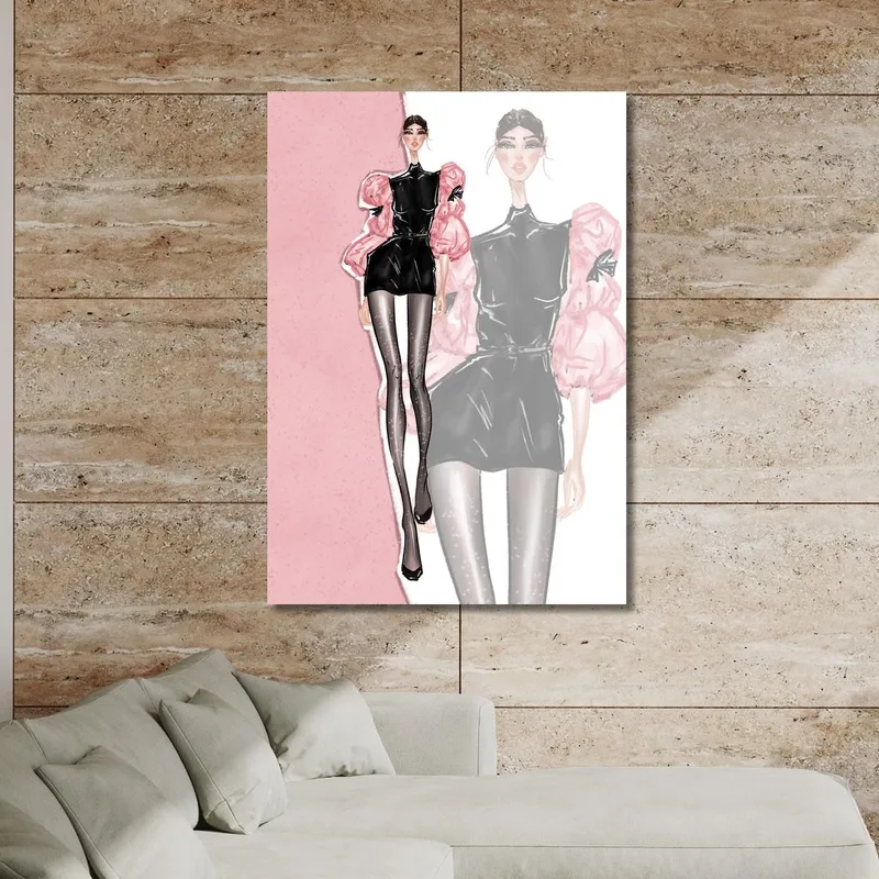Ilustración De Moda En Pintura Fashion