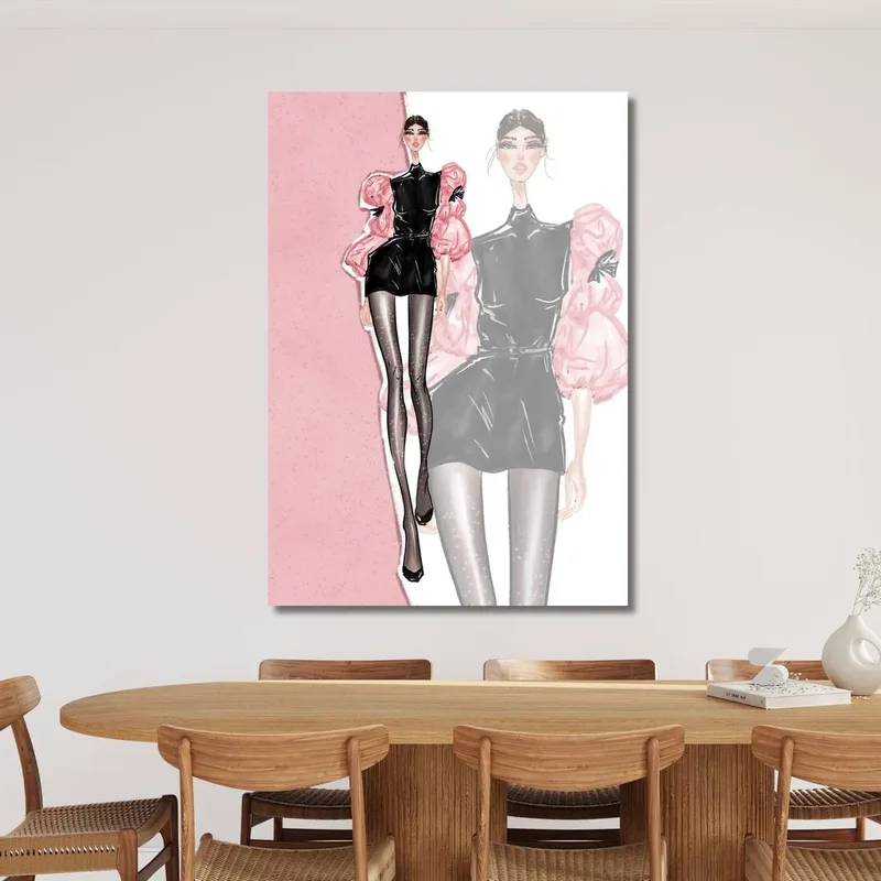 Ilustración De Moda En Pintura Fashion