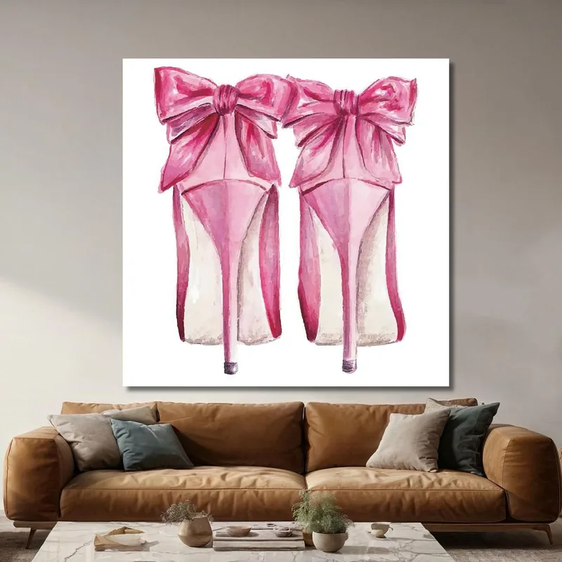 Imagen De Zapatos Con Lazo Rosa Fashion
