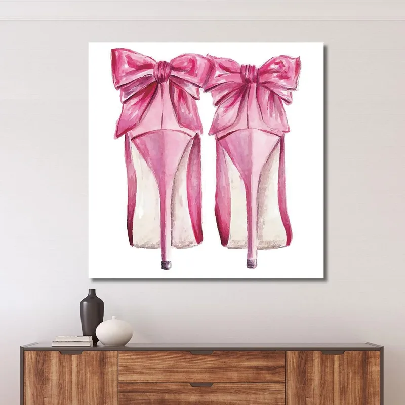 Imagen De Zapatos Con Lazo Rosa Fashion