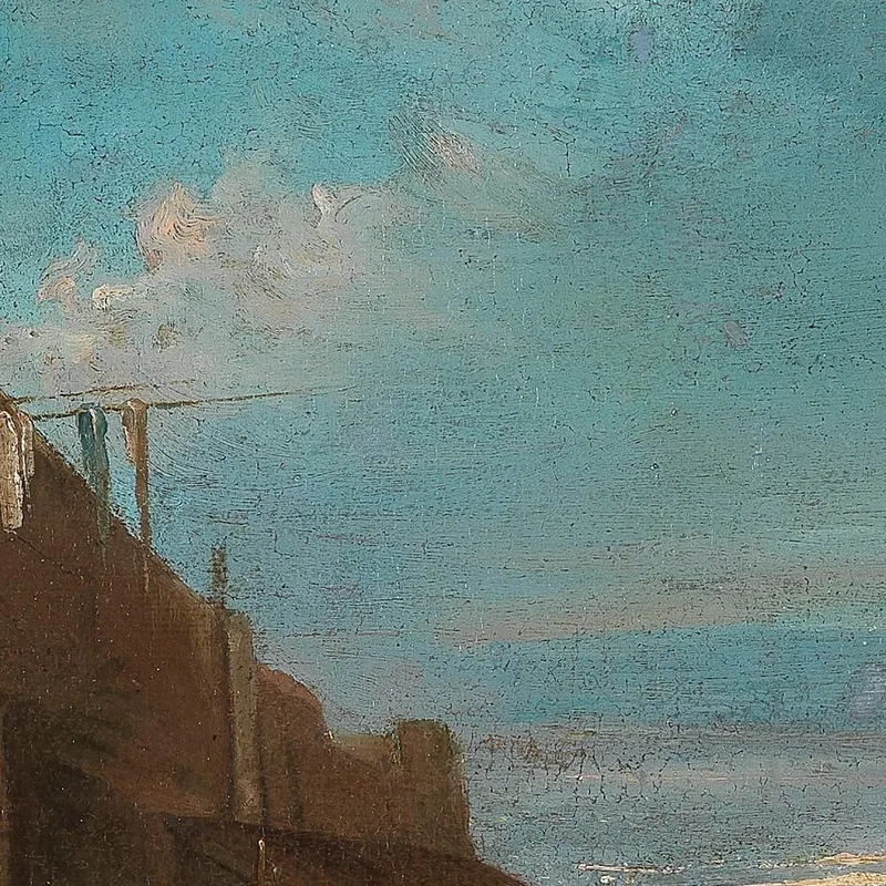 Un Capriccio Architettonico Costiero Francesco Guardi