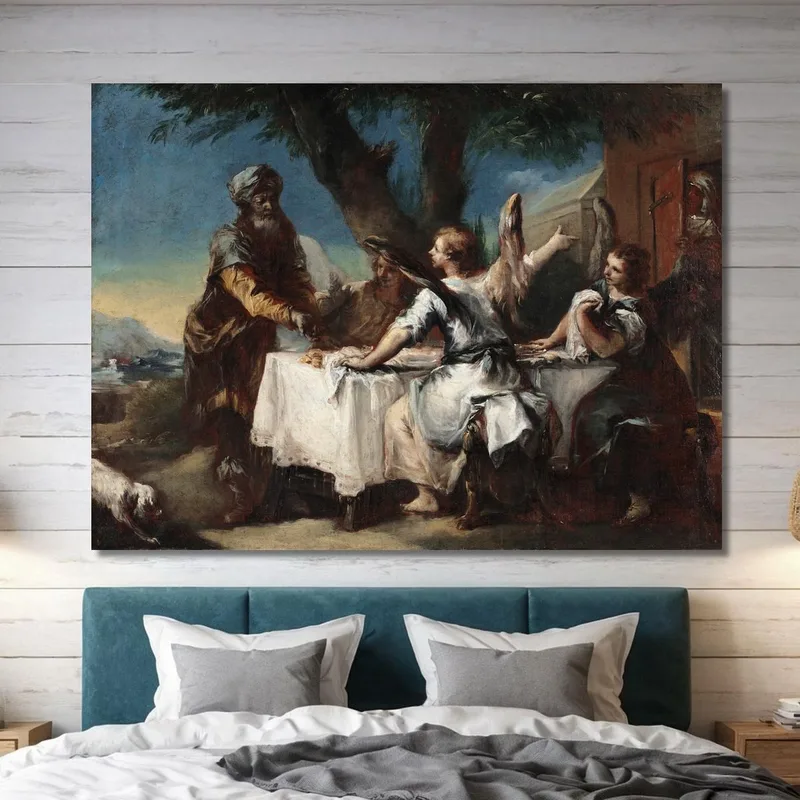 Abramo Accoglie I Tre Angeli Francesco Guardi