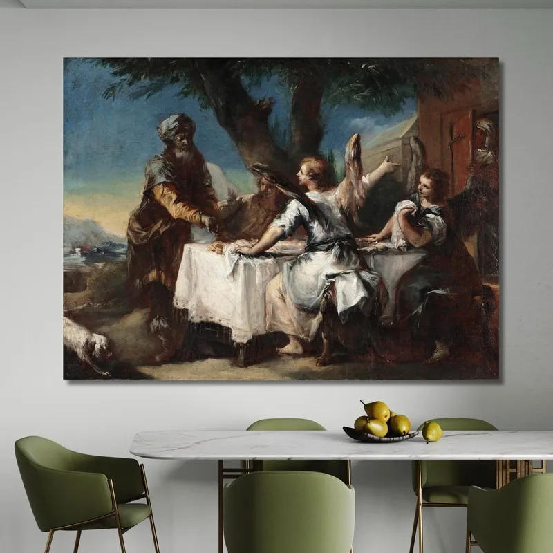 Abramo Accoglie I Tre Angeli Francesco Guardi